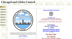 Desktop Screenshot of chicagolandglidercouncil.com